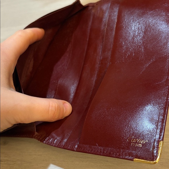 Cartier Burgundy Leather Wallet - Picture 12 of 12